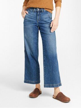 L.L. Bean Womens Classic Fit Blue Denim Jeans Size 12